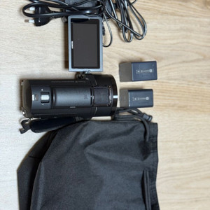 소니 캠코더 ax43a+배터리 2개
