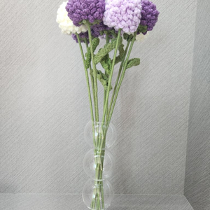 핸드메이드 뜨개 꽃