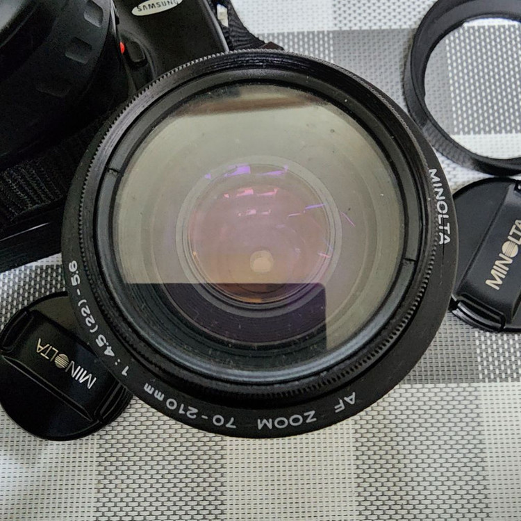 미놀타 다이낙스 7 xi 필름카메라 렌즈2개 가방세트 이미지