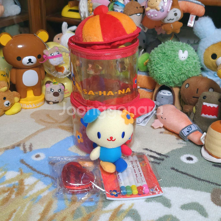 산리오 고전 우사하나 인형 문구 세트--1