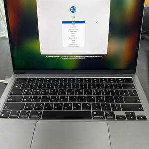 맥북에어 m3 13/256/8 스페이스 그레이(플박)