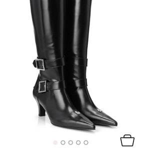 쓰리타임즈 classic buckle boots