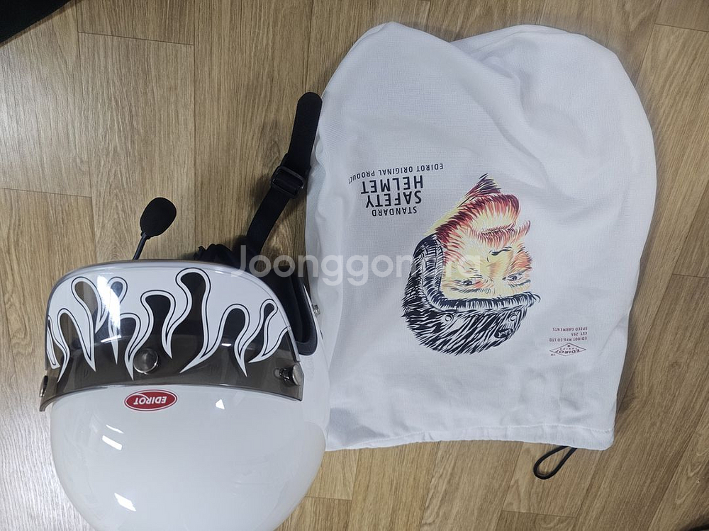 에딜롯 오픈페이스 헬멧 xs 세나10k 포함--5