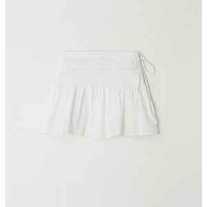 Leeds 리즈 핀턱 리프 스커트 S 숏기장