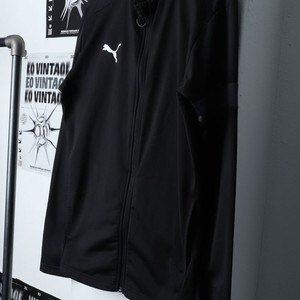 (L-XL) 퓨마 집업 바람막이 점퍼자켓 블랙 로고