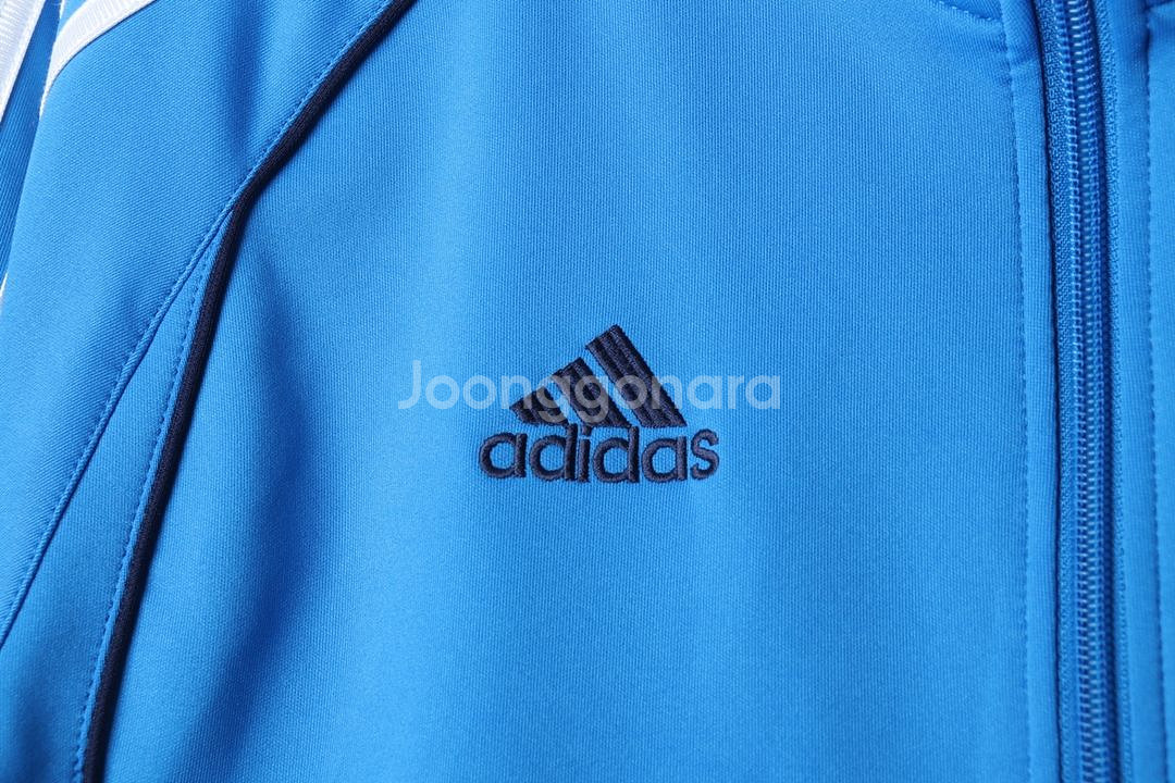 (M) 아디다스 집업 바람막이 점퍼자켓 블루 올드스쿨--4