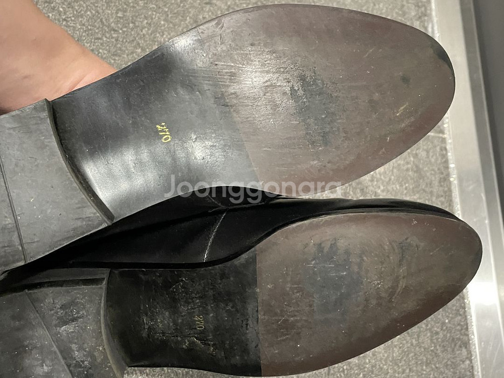 남성 소가죽 페니로퍼/270/블랙--2