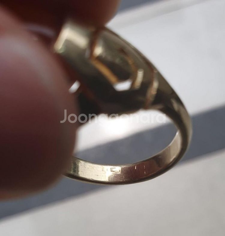 명품 부쉐론 반지18k 750 20호--5
