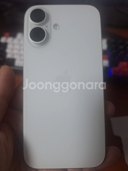(급처) 자급제 아이폰16 256 화이트 2주정도 사용--1