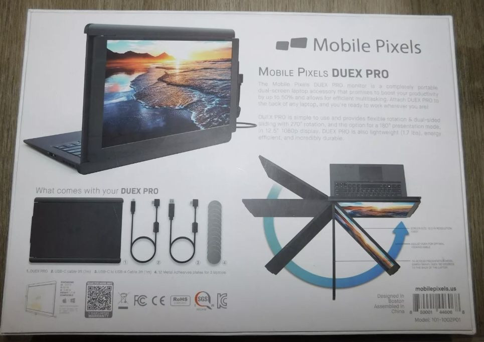 노트북 거치 휴대용 모니터 12인치--1