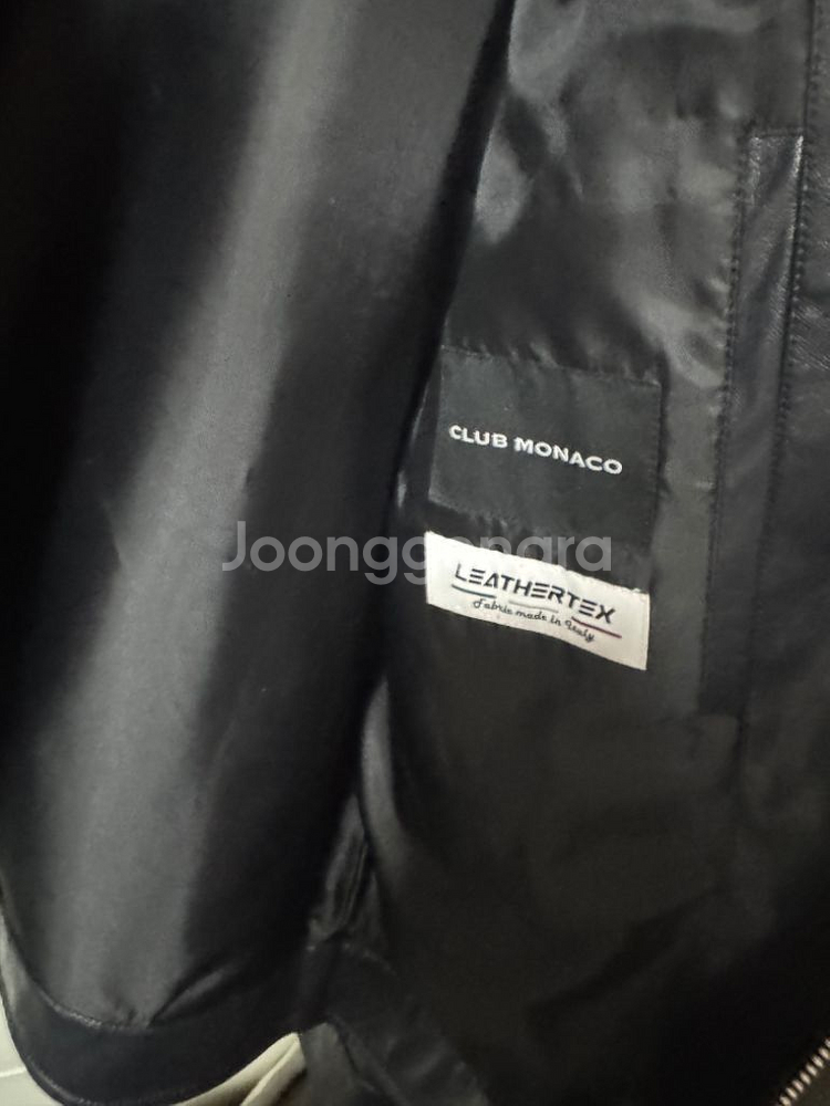 클럽모나코 가죽점퍼--2