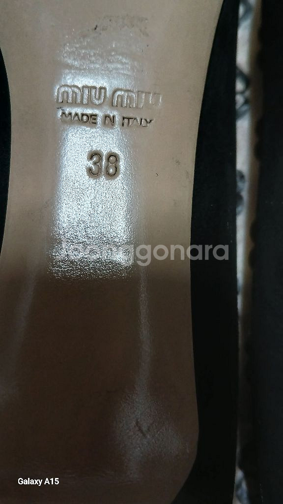 미우미우 스웨이드 여성구두38 (정품)--9