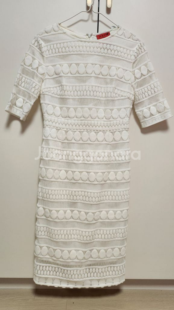 흰색 반팔 원피스 s 사이즈--0