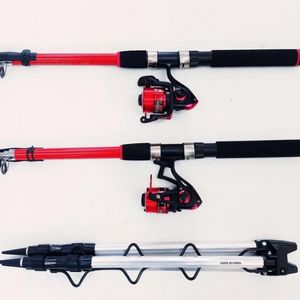 원투대3.4m 2대+4000번릴 2대+릴줄+삼각받침대
