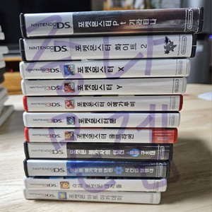 포켓몬스터 DS,3DS 시리즈 본가 외전 포함 11종