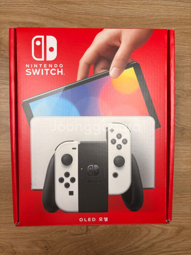 닌텐도 스위치 OLED 화이트 풀셋 (모동숲 포함)--6