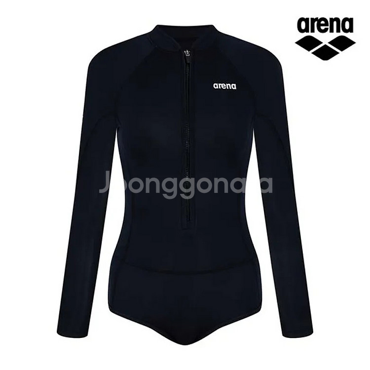아레나 래쉬가드 수영복 A4BL1SO91BLK 새상품--1