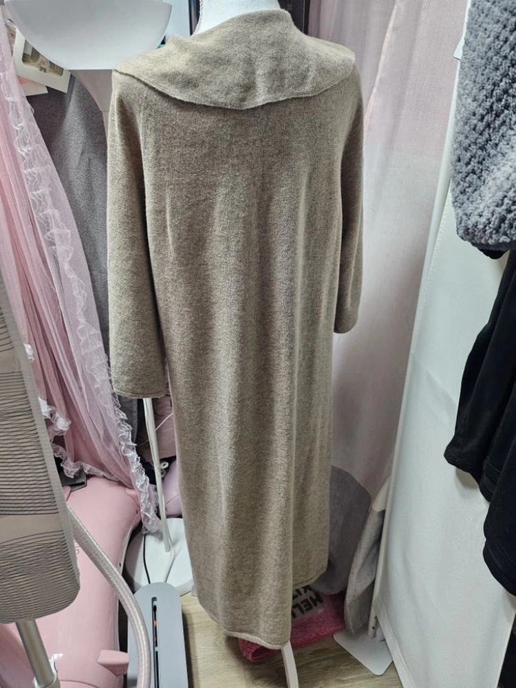 데일리룩 카라 롱니트원피스 이미지