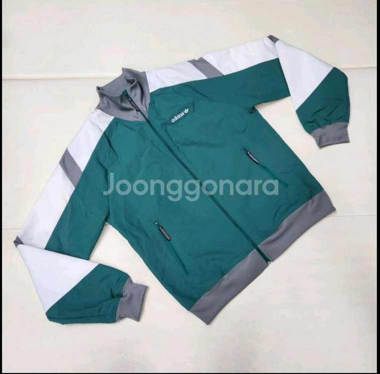 정품 아디다스 남성 바람막이 집업 자켓 95~100--1