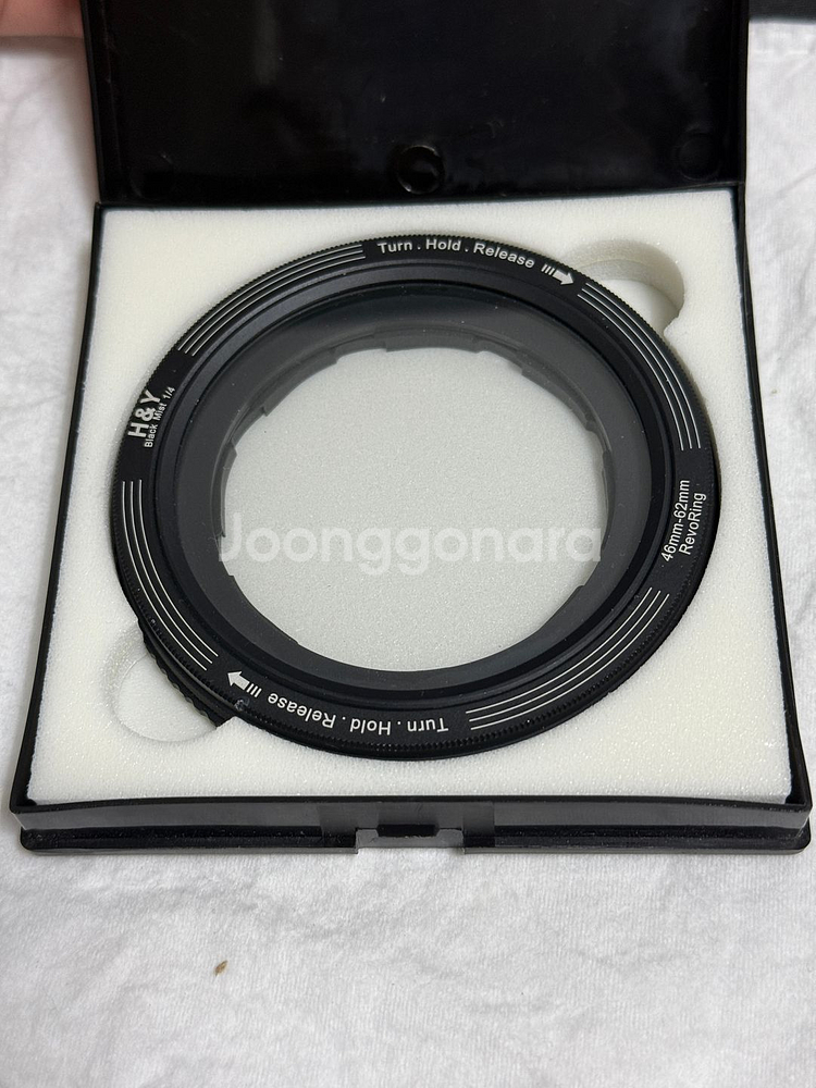 레보링 H&Y 46-62mm 1/4 블랙미스트 필터--0