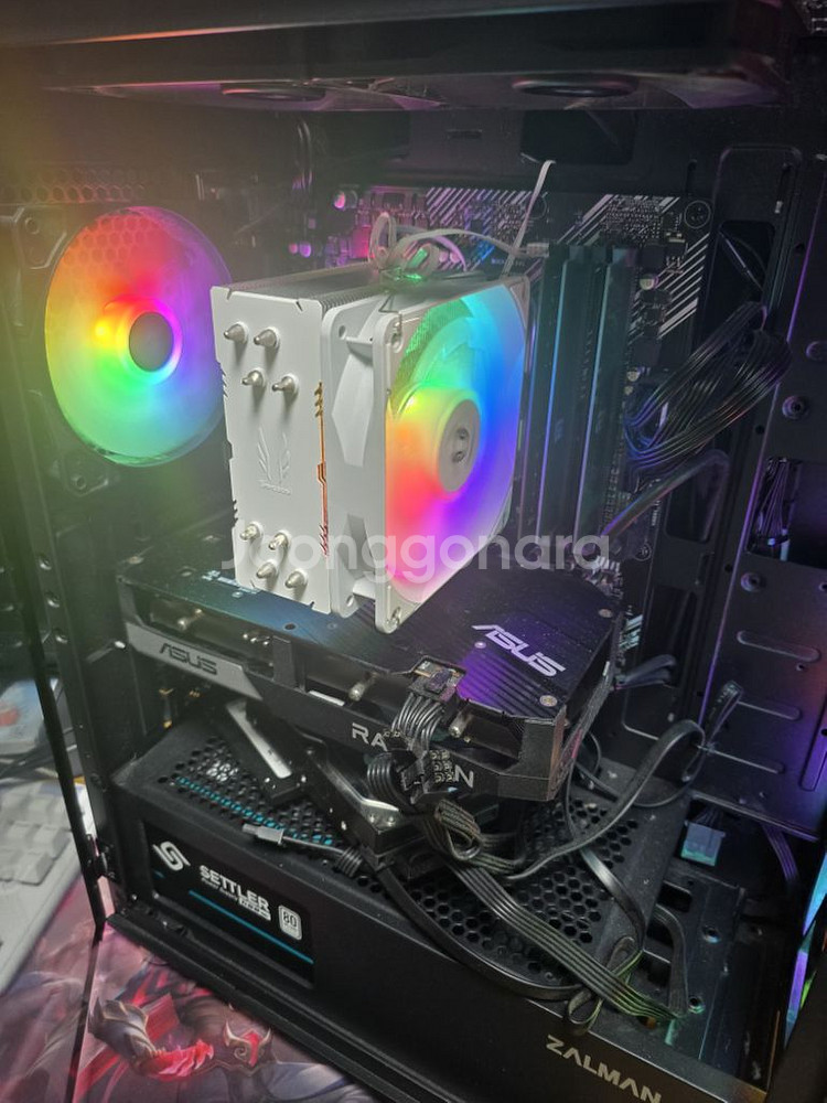 5700g + rx 6600 본체 팝니다.--1