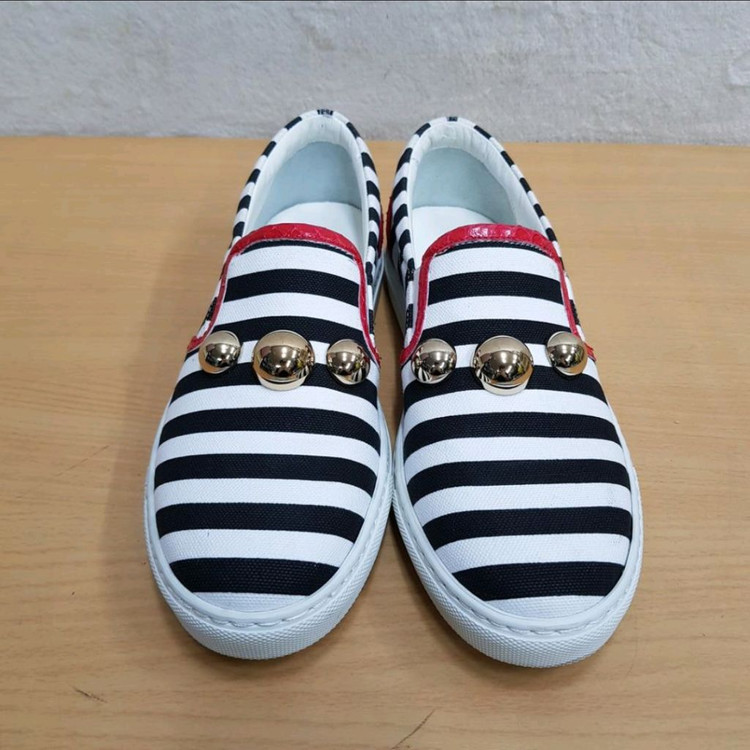 정품 디스퀘어드2 여성 스니커즈 슬립온 운동화 38--3