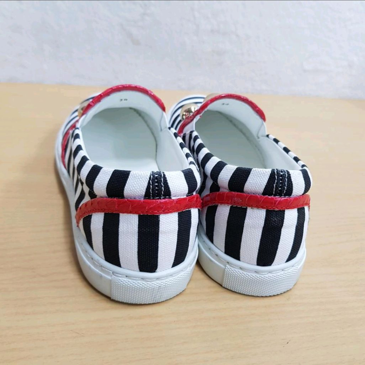 정품 디스퀘어드2 여성 스니커즈 슬립온 운동화 38--5