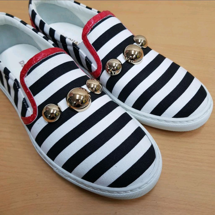 정품 디스퀘어드2 여성 스니커즈 슬립온 운동화 38--6