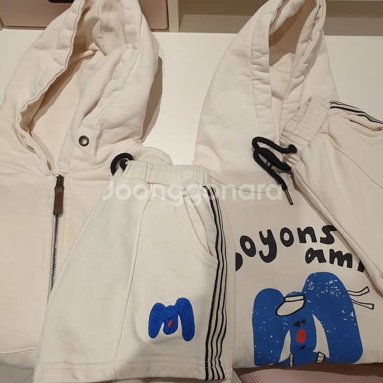리미떼두두 블루퍼피 집업셋트 xl,후드맨투맨xl,후드L--2
