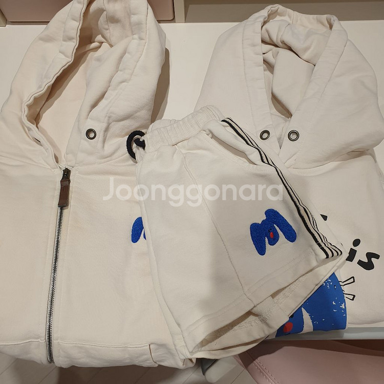 리미떼두두 블루퍼피 집업셋트 xl,후드맨투맨xl,후드L--0
