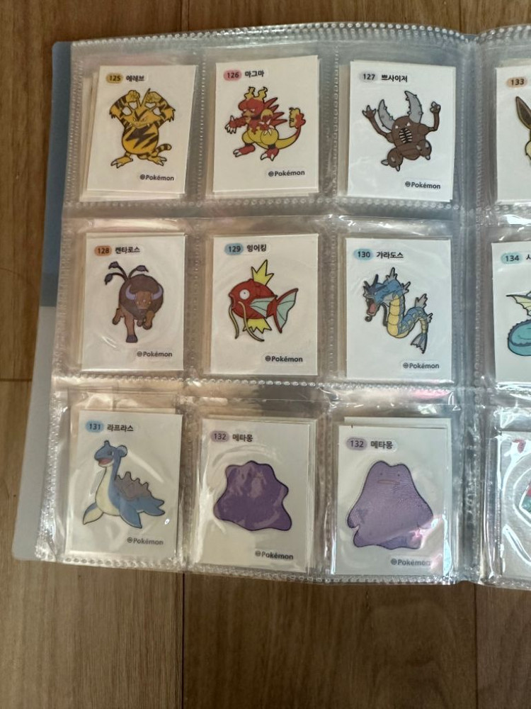 포켓몬 띠부띠부씰 띠부씰 251종팝니다 이미지