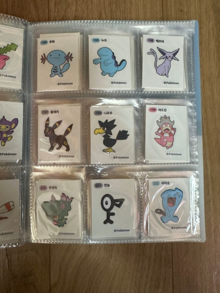 포켓몬 띠부띠부씰 띠부씰 251종팝니다 이미지