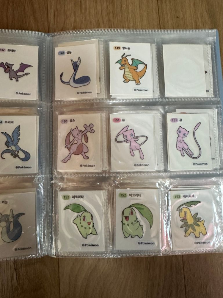 포켓몬 띠부띠부씰 띠부씰 251종팝니다 이미지