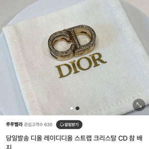 정품 디올 백 참 장식