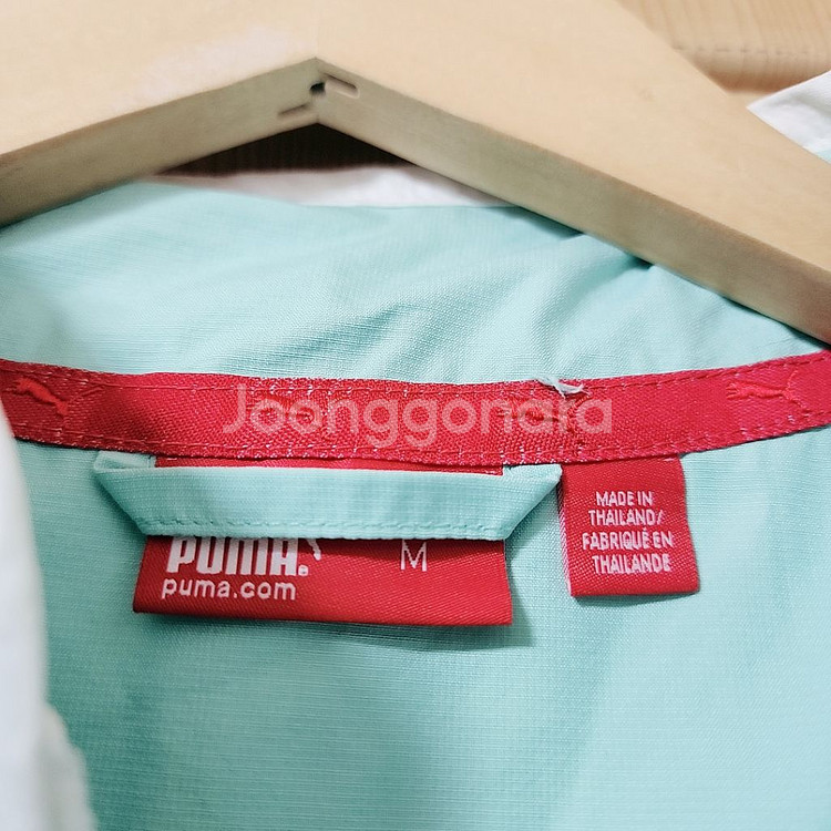 여성용) 퓨마 민트 바람막이 m--5