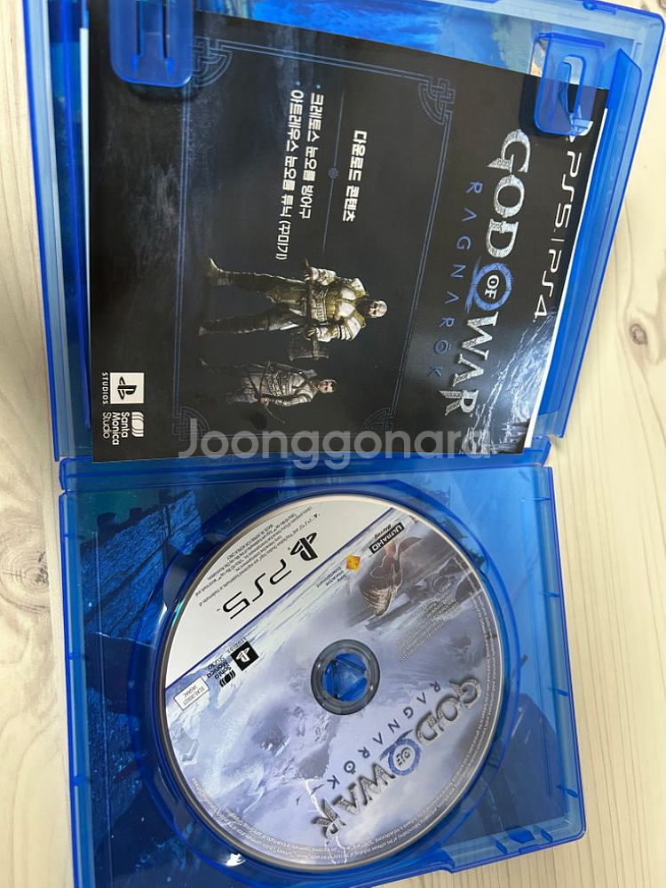 PS5 갓오브워 라그나로크 CD 타이틀--0