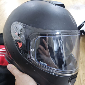 mt 썬더 풀페이스 무광블랙 m 팝니다