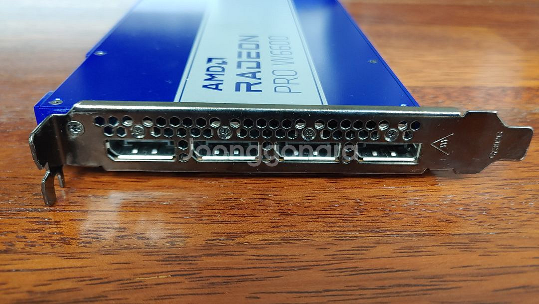 라데온 프로 W6600 그래픽카드--4