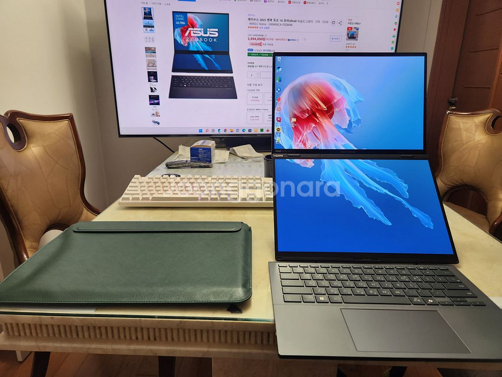 ASUS 젠북 듀오 2025 팝니다.(5년보험적용,UX--1