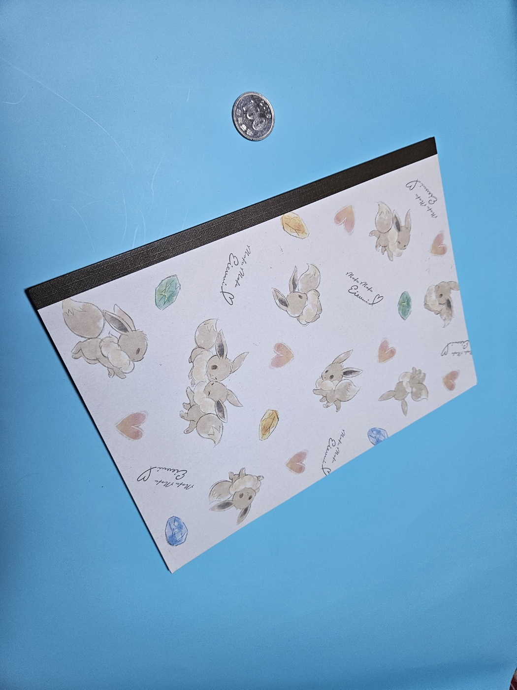 포켓몬스터 노트, 공책, 이브이와 진화의 돌