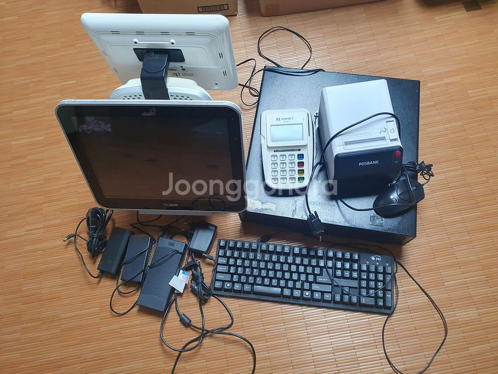 포스뱅크 듀얼포스 풀세트 포스본체 금고프린터바코드스캐너--0
