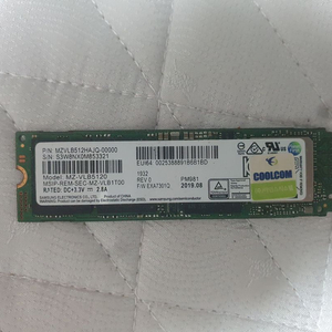 삼성 PM981a NVME M.2 SSD 500기가