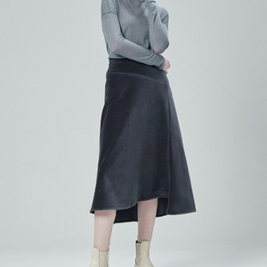 시스템 system 코듀로이 밴딩 스커트 55 사이즈