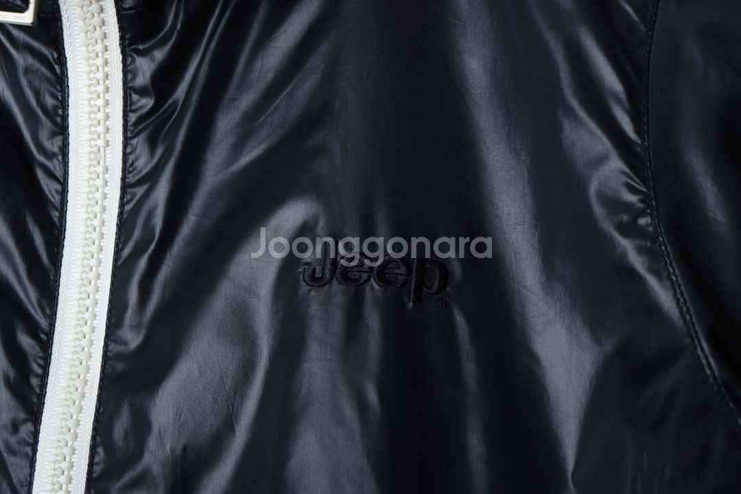 (M) 지프 집업 바람막이 점퍼자켓 블랙 올드스쿨--4