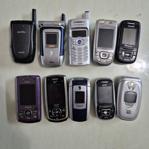 옛날(골동폰) 핸드폰 10개
