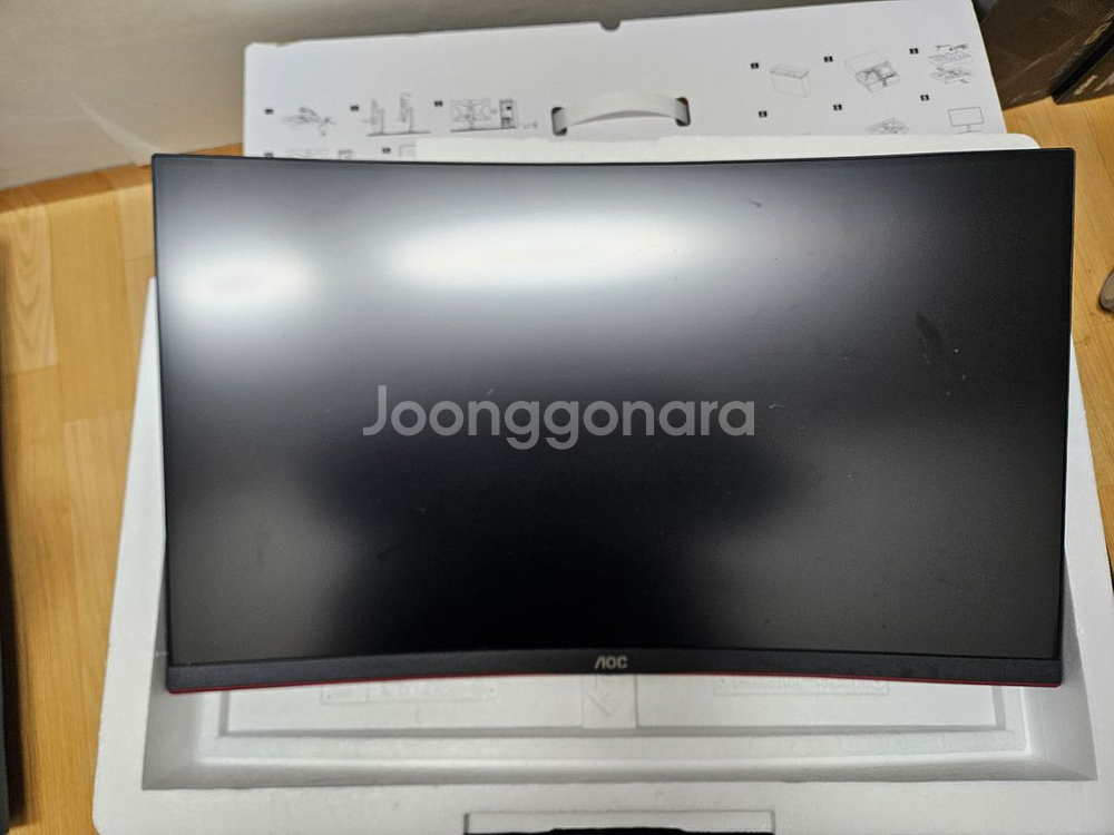 알파스캔 aoc27g2 모니터--1