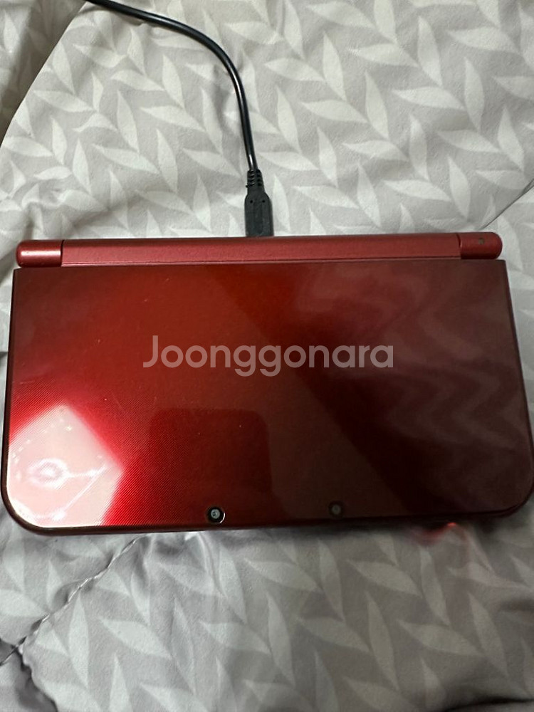뉴 3ds xl 메탈릭레드 단품--0