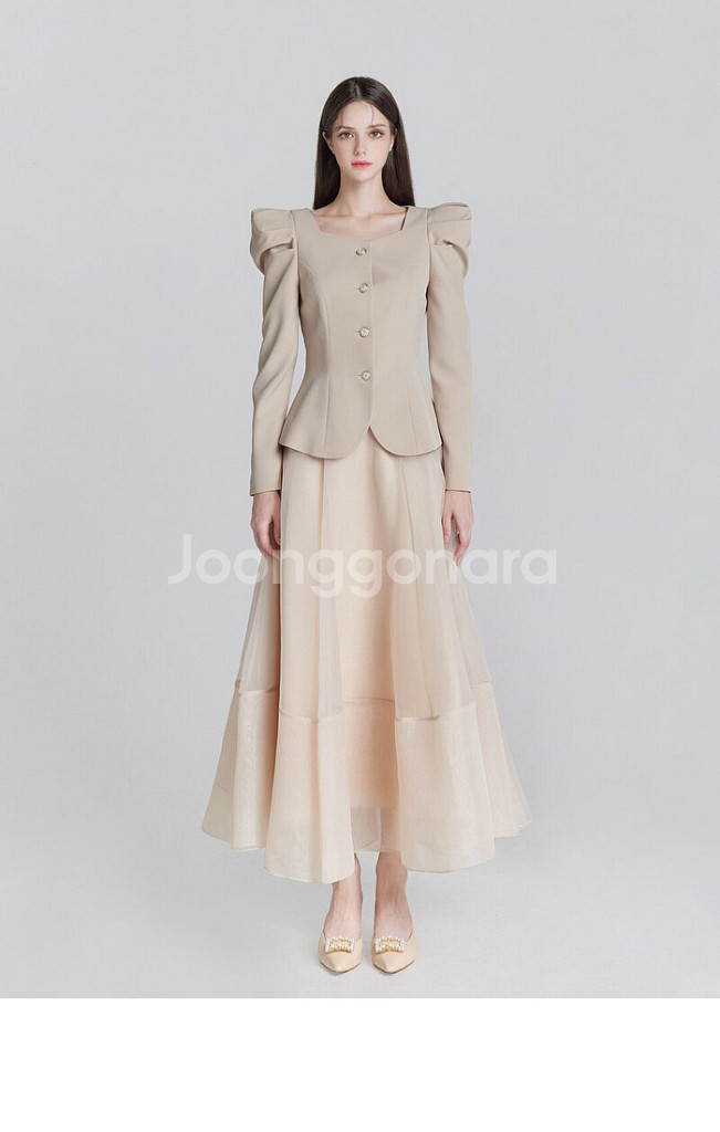 Masha Skirt (Beige) L--3