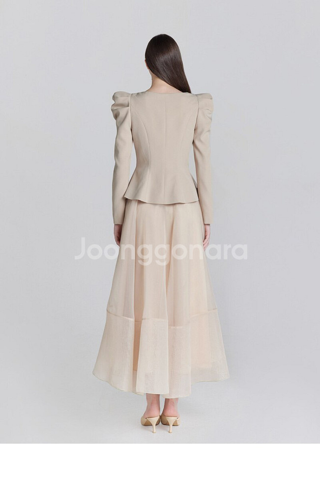 Masha Skirt (Beige) L--4