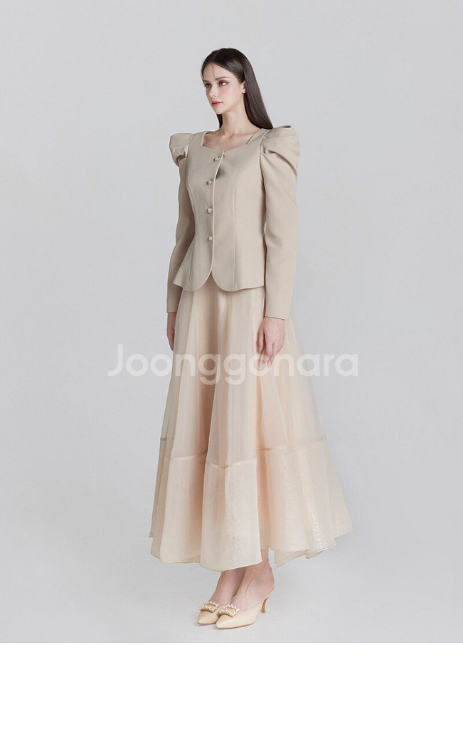 Masha Skirt (Beige) L--5